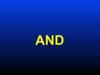 AND
 