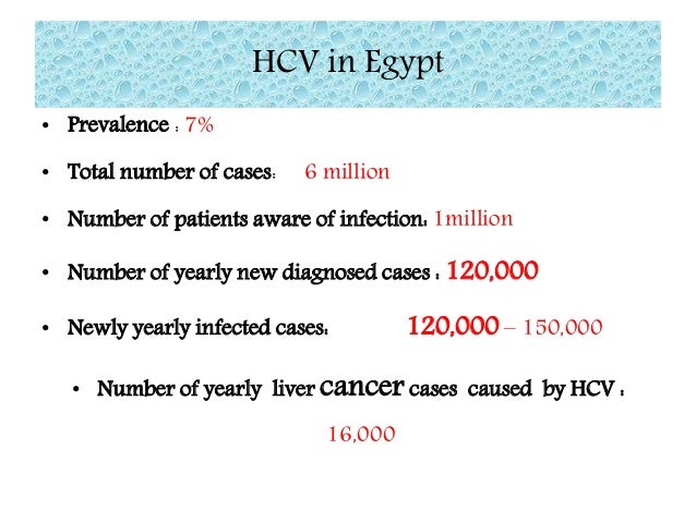 Hepatitis C Updated Treatment Protocol Egytian Guidelines
