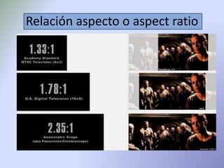 Relación aspecto o aspect ratio 
 
