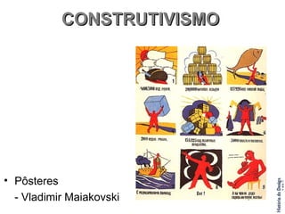 Pôsteres - Vladimir Maiakovski CONSTRUTIVISMO   