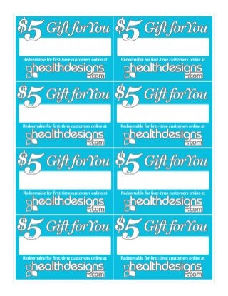 Printer Friendly $5 Off Coupons
