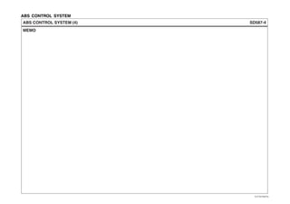 ABS CONTROL SYSTEM
SD587-4ABS CONTROL SYSTEM (4)
MEMO
EVTSD7587DL
 