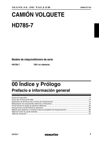 Hd785 7 shop manual (esp)