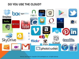 DO YOU USE THE CLOUD?
Done by Josh Folgado. Copyright © 2014 joshfolgado.com . All rights reserved.
 