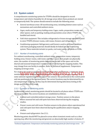 Ttspps Guidelines.pdf HDBS 6, phụ lục 9 GMP - WHO, hệ thống theo dõi nhiệt độ độ ẩm của kho ...