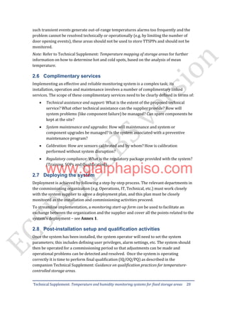 Ttspps Guidelines.pdf HDBS 6, phụ lục 9 GMP - WHO, hệ thống theo dõi nhiệt độ độ ẩm của kho ...
