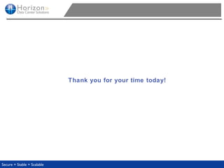 Thank you for your time today! 