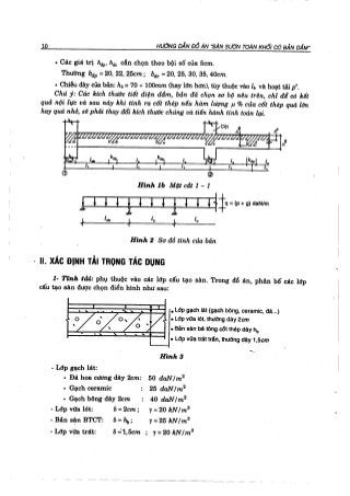 Hướng dẫn đồ án môn học Bê tông cốt thép 1 - Sàn sườn toàn khối có bản dầm ( Nguyễn Văn Hiệp )