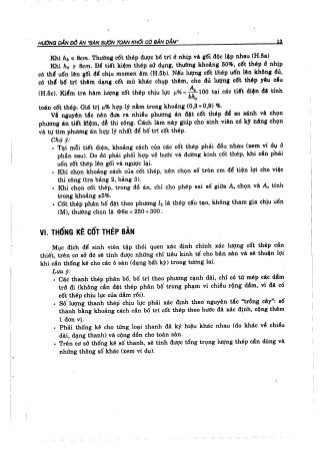 Hướng dẫn đồ án môn học Bê tông cốt thép 1 - Sàn sườn toàn khối có bản dầm ( Nguyễn Văn Hiệp )