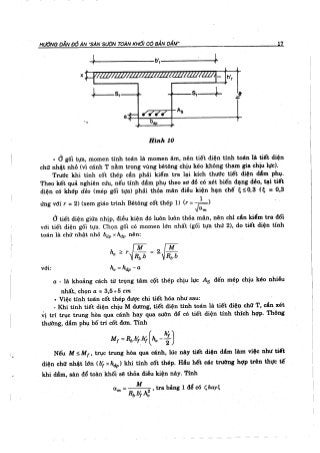 Hướng dẫn đồ án môn học Bê tông cốt thép 1 - Sàn sườn toàn khối có bản dầm ( Nguyễn Văn Hiệp )