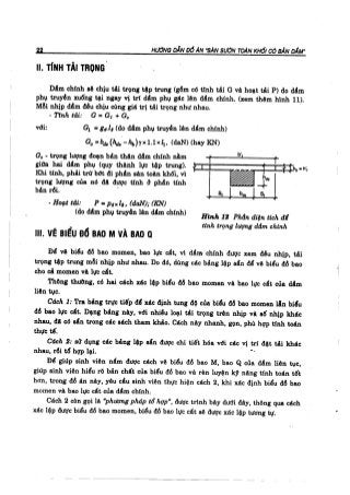 Hướng dẫn đồ án môn học Bê tông cốt thép 1 - Sàn sườn toàn khối có bản dầm ( Nguyễn Văn Hiệp )