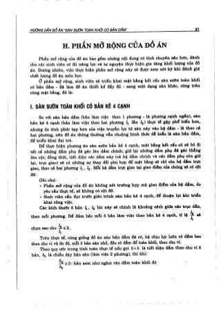 Hướng dẫn đồ án môn học Bê tông cốt thép 1 - Sàn sườn toàn khối có bản dầm ( Nguyễn Văn Hiệp )