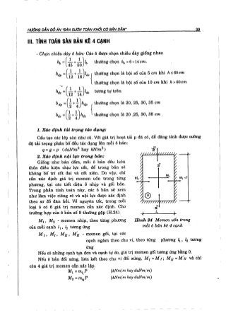Hướng dẫn đồ án môn học Bê tông cốt thép 1 - Sàn sườn toàn khối có bản dầm ( Nguyễn Văn Hiệp )