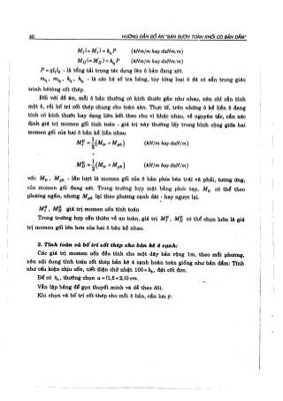 Hướng dẫn đồ án môn học Bê tông cốt thép 1 - Sàn sườn toàn khối có bản dầm ( Nguyễn Văn Hiệp )
