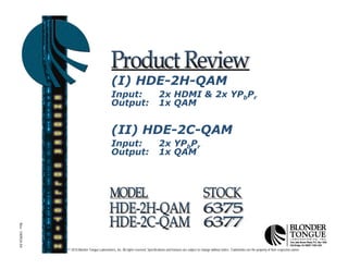 Hde 2 h-qam presentation | PPT