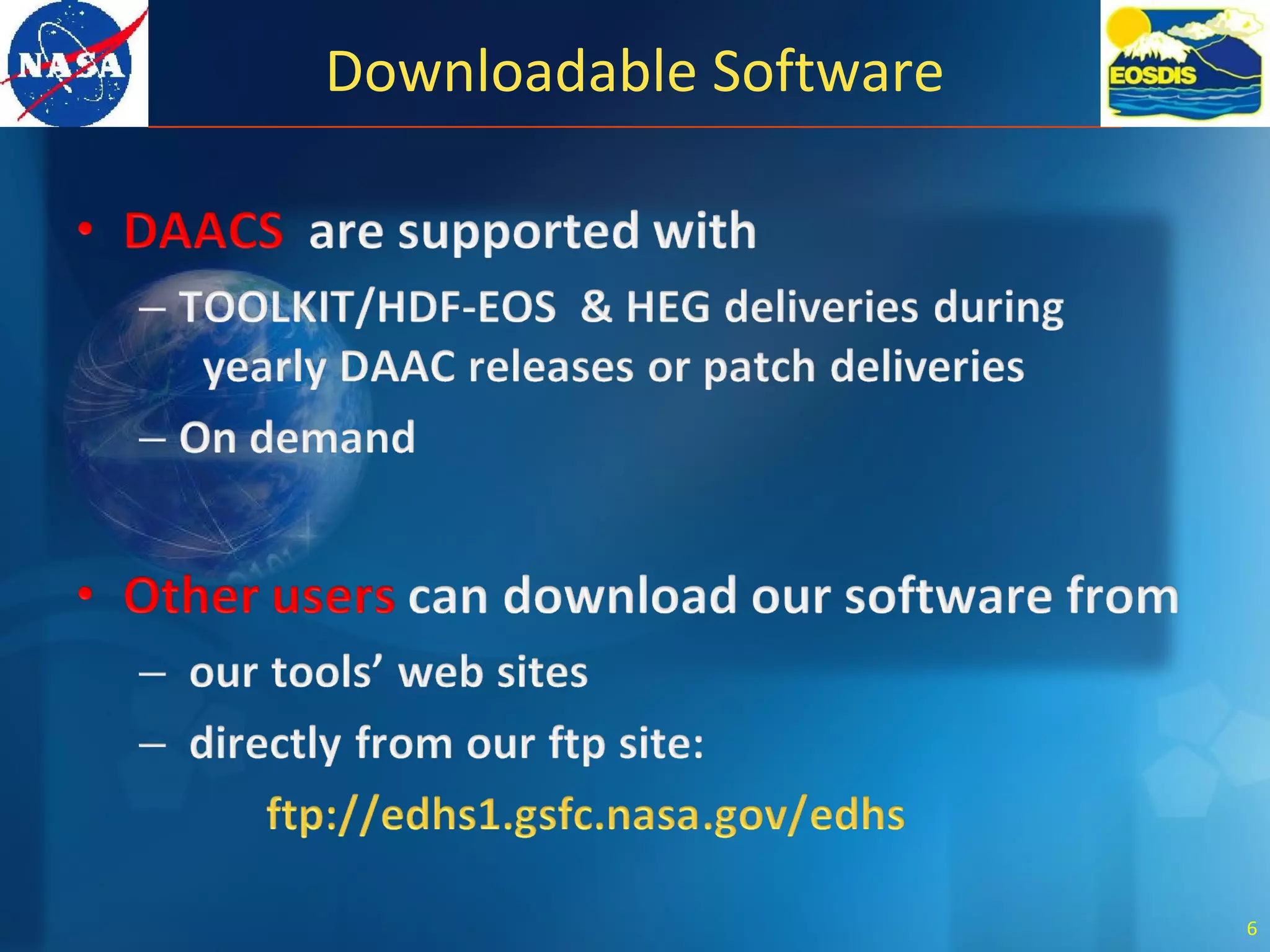 Downloadable Software
6