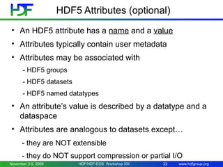 Introduction to HDF5 | PPT