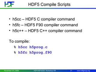 Introduction to HDF5 | PPT