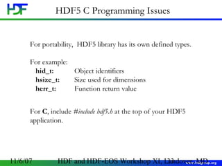 Introduction to HDF5 | PPT