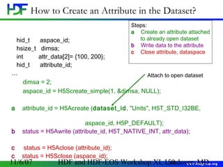 Introduction to HDF5 | PPT