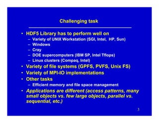 HDF5 I/O Performance | PDF