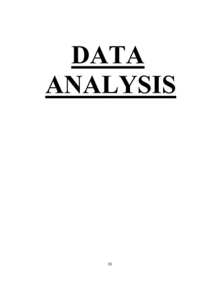 31
DATA
ANALYSIS
 