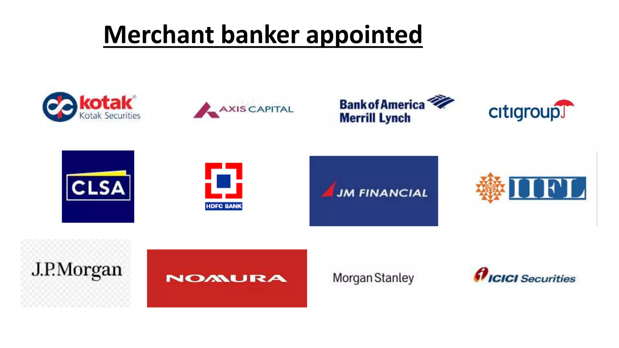 Merchant banker appointed
 