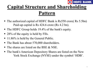 Incorporated in  August 1994,in the name of                   		“HDFC Bank Ltd.”
