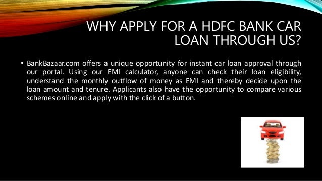HDFC Bank Car Loan HDFC Bank Car Loan