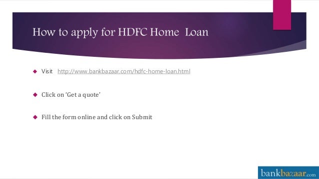 Home Loan Calculator Hdfc Bank - HDFC Home Loan - Interest Rate