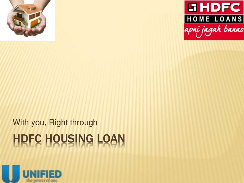 Hdfc bank home loan