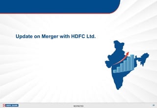 RESTRICTED
Update on Merger with HDFC Ltd.
21
 