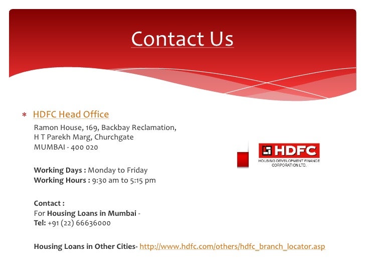 Hdfc Home Loan Bank Working Days Hdfc Home Loan Bank Working Days