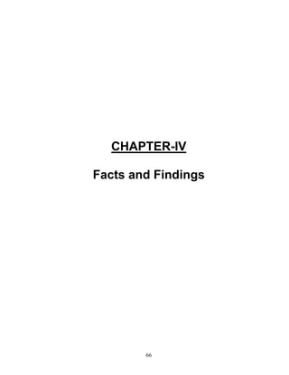 CHAPTER-IV

Facts and Findings




        66
 