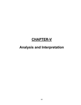 CHAPTER-V

Analysis and Interpretation




             68
 