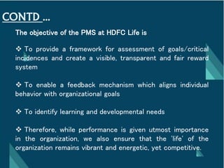 Hdfc life functions of hrm | PPTX