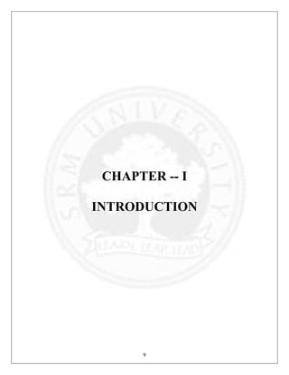 CHAPTER -- I
INTRODUCTION

9

 