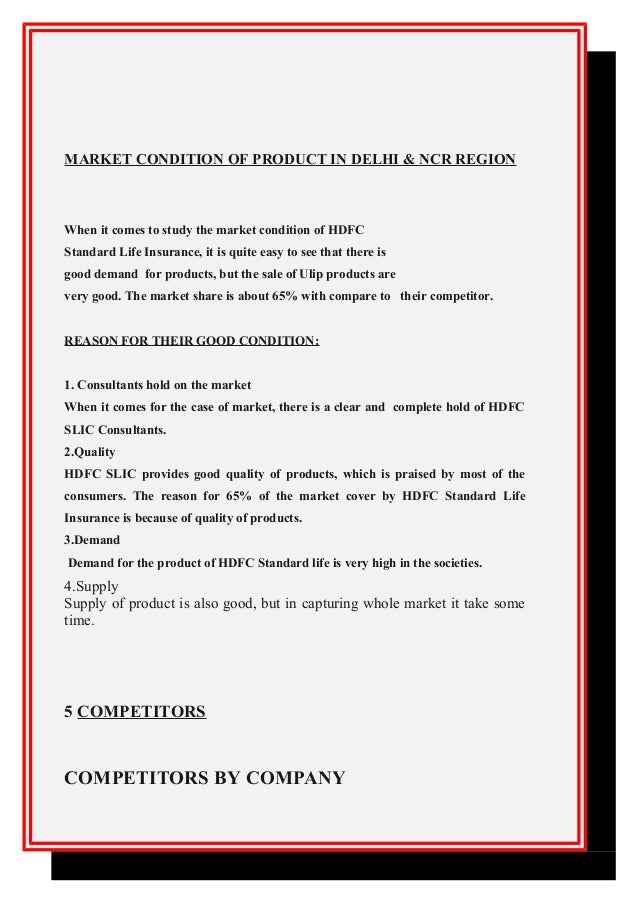 Hdfc Standard Life Insurance