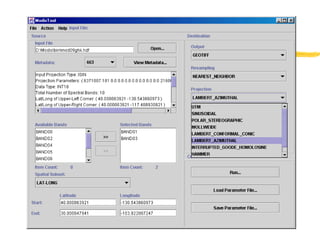 MODIS Reprojection Tool | PPT