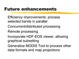MODIS Reprojection Tool | PPT