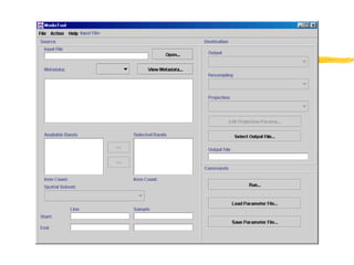 MODIS Reprojection Tool | PPT