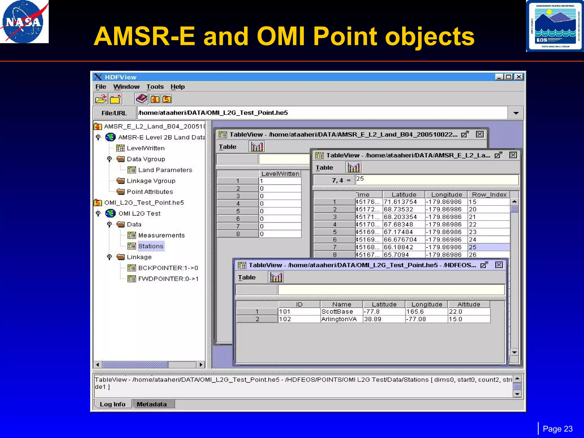 AMSR-E and OMI Point objects

Page 23

 