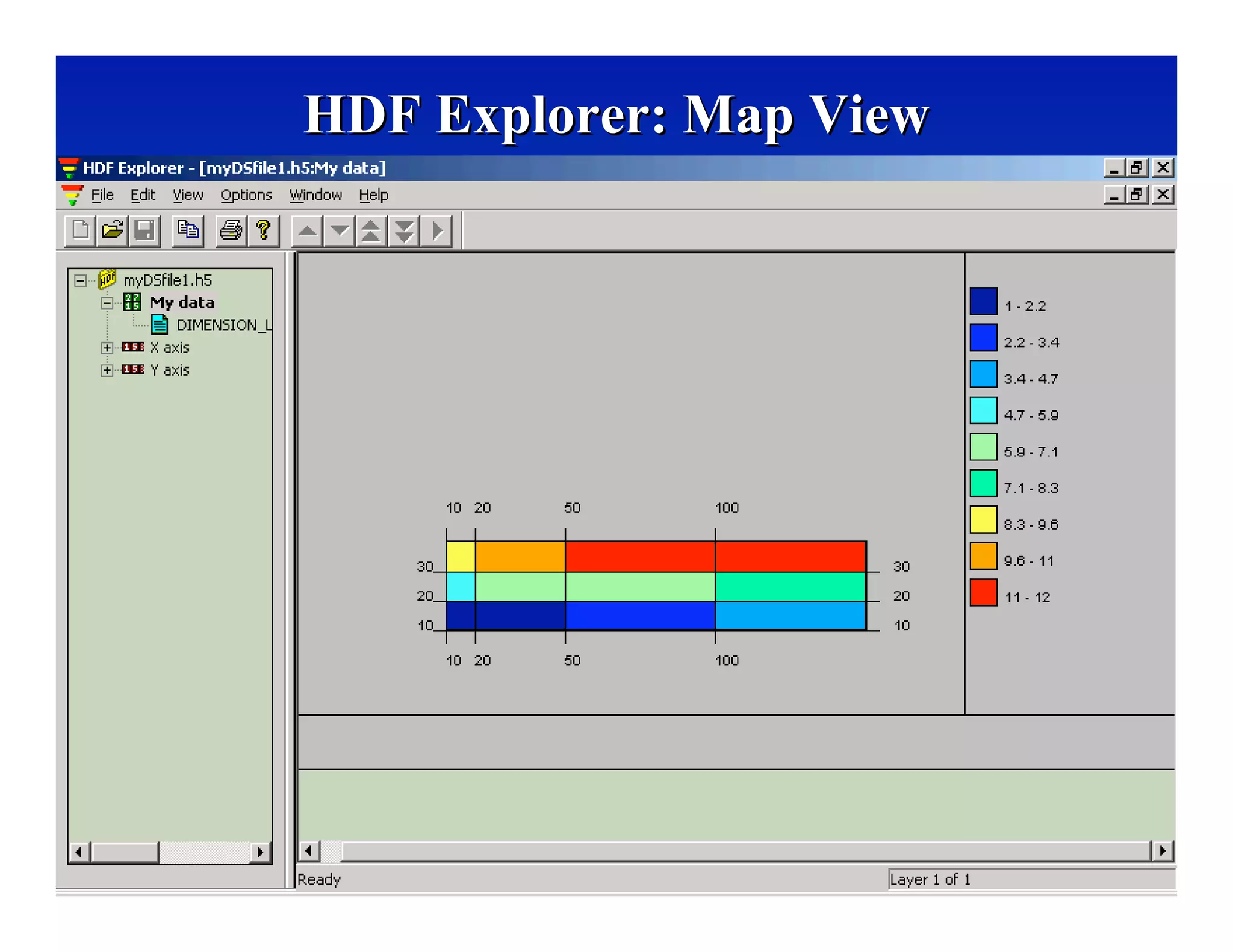 HDF Explorer: Map View
- 12 -
HDF