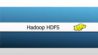 Hadoop HDFS
 