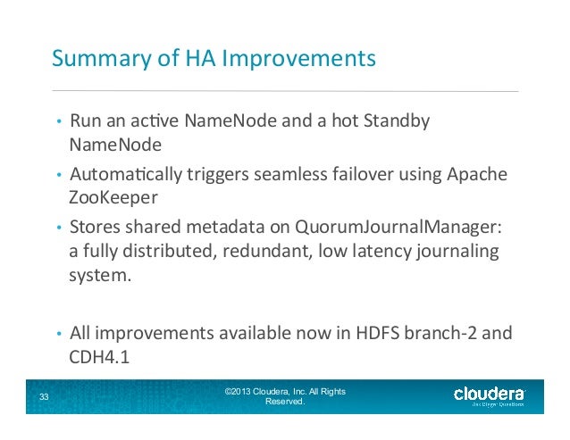 hot what's standby New Upcoming What's Distributed the in  and  Hadoop HDFS