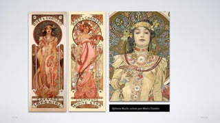 AVANÇARVOLTAR
Alphonse Mucha, cartazes para Moet e Chandon
 