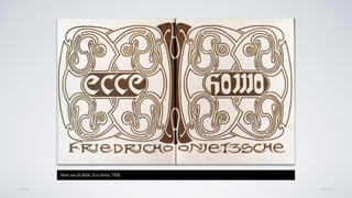 AVANÇARVOLTAR
Henri van de Velde, Ecce Homo, 1908
 