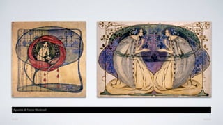 AVANÇARVOLTAR
Aquarelas de Frances Macdonald
 