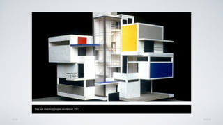 AVANÇARVOLTAR
Theo van Doesburg projeto residencial, 1923
 