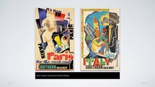 AVANÇARVOLTAR
Austin Cooper, cartazes para Southern Railways
 